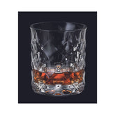 Set de 6 pahare pentru whisky, transparent, din cristal de Bohemia, 350 ml, Bohemia Whisky Coll. Tiny